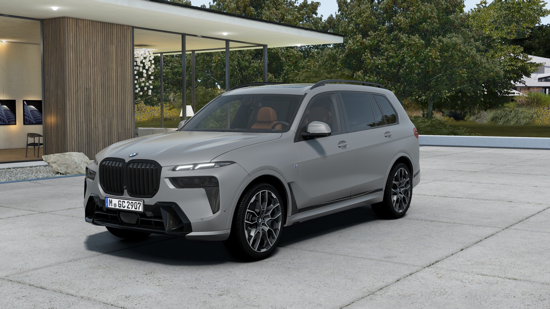 BMW X7 40d xDrive Msport | nový facelift | nové české auto skladem | luxusní naftové SUV | šedá matná Frozen | hnědá kůže | ihned k předání | nákup online | auto eshop | AUTOiBUY.com